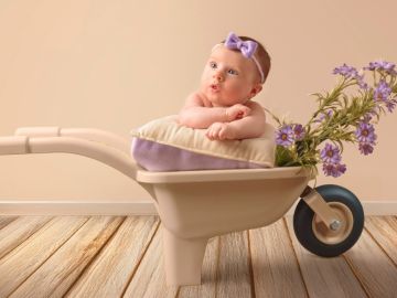 Bonjour, à tous, voici une magnifique petite Fée que j'ai eue la chance de rencontrer pour sa séance photo naissance, n'est elle pas trop mimi???
 je fonds...